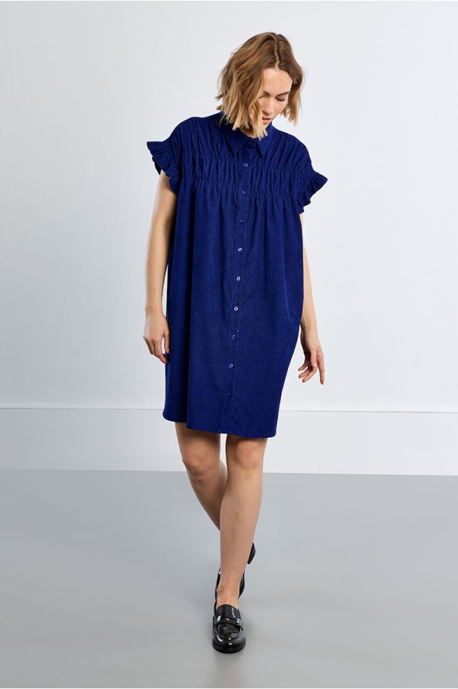 Mini dress, smocked