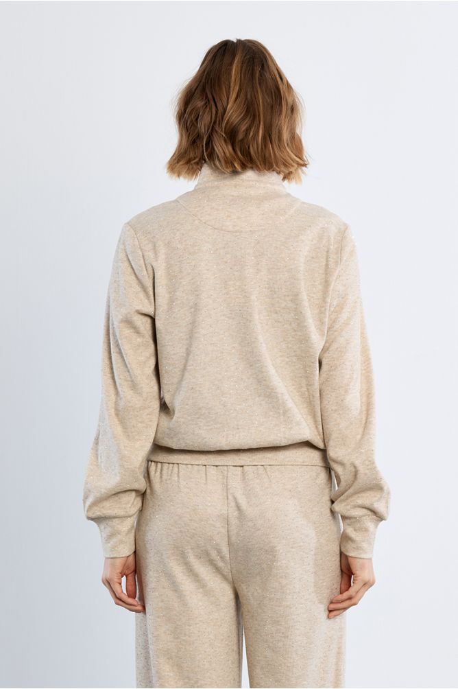Chaqueta de manga larga detalle abalorios