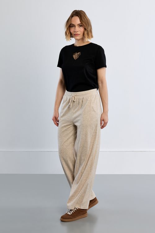 Pantalon de jogging, à strass