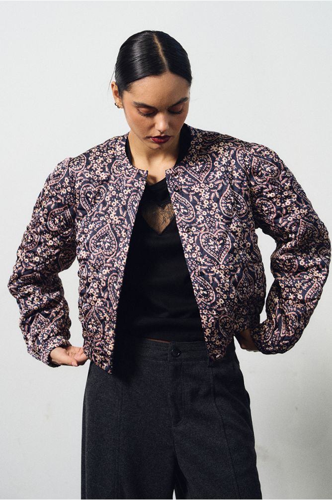 Chaqueta de manga larga con estampado
