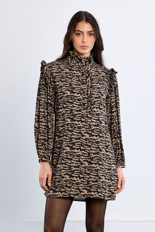 Robe victorienne mini, imprimée