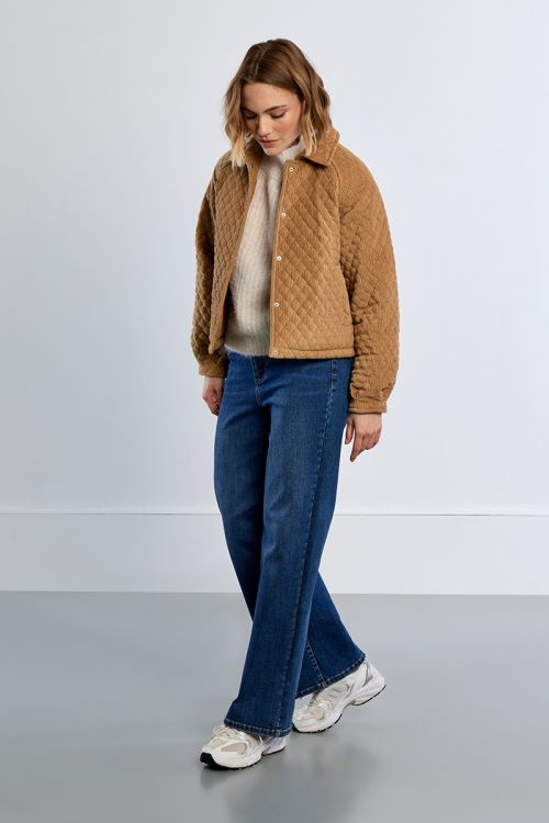 Oversized corduroy jacket