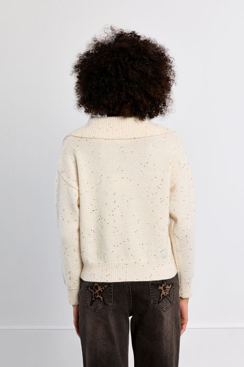 Jersey de manga larga cuello alto
