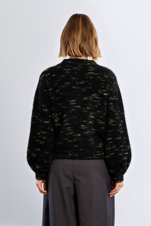 Fluffy knit sweater