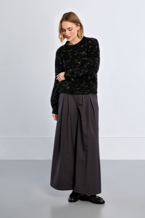 Fluffy knit sweater