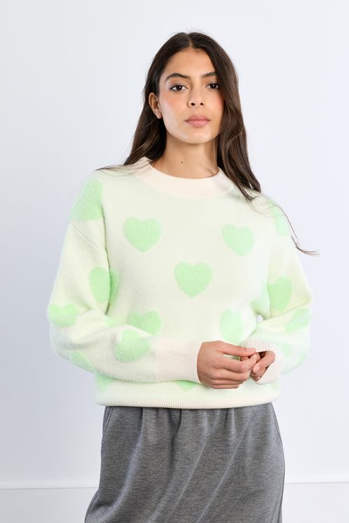 Pull à cœurs