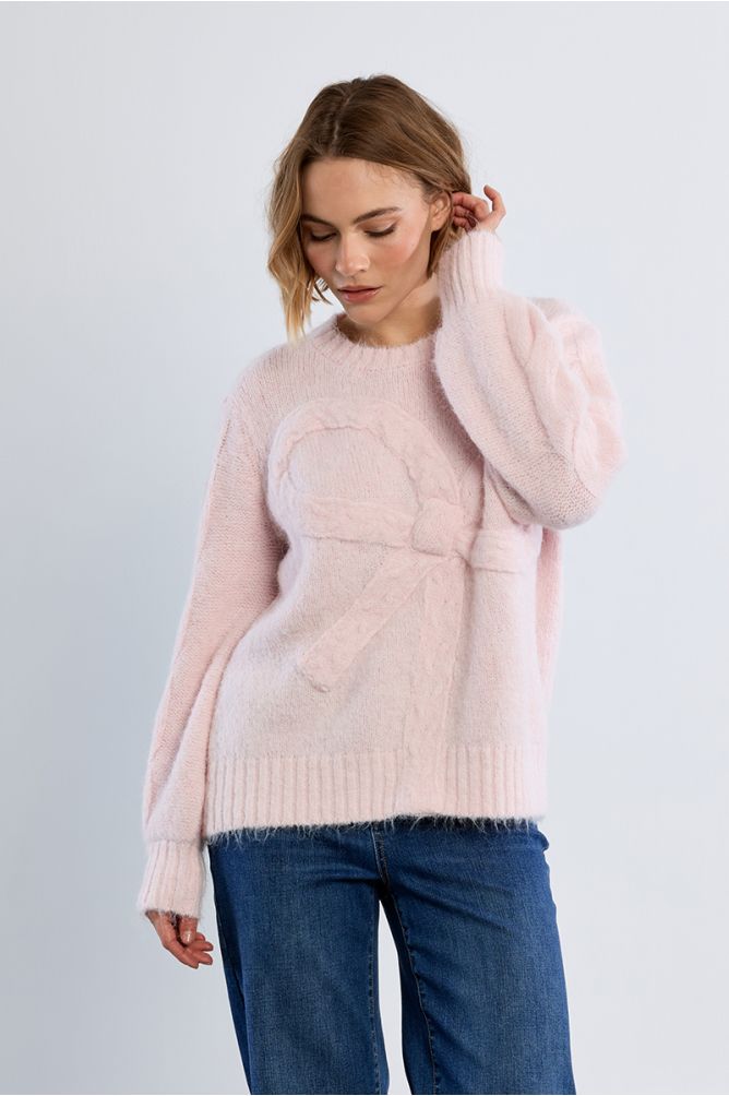 Jersey de manga larga detalle lazo