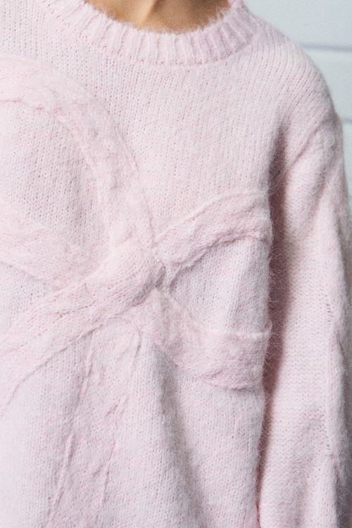 Jersey de manga larga detalle lazo