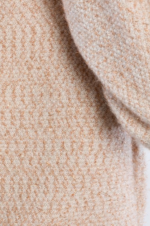 Pull en grosse maille pailletée