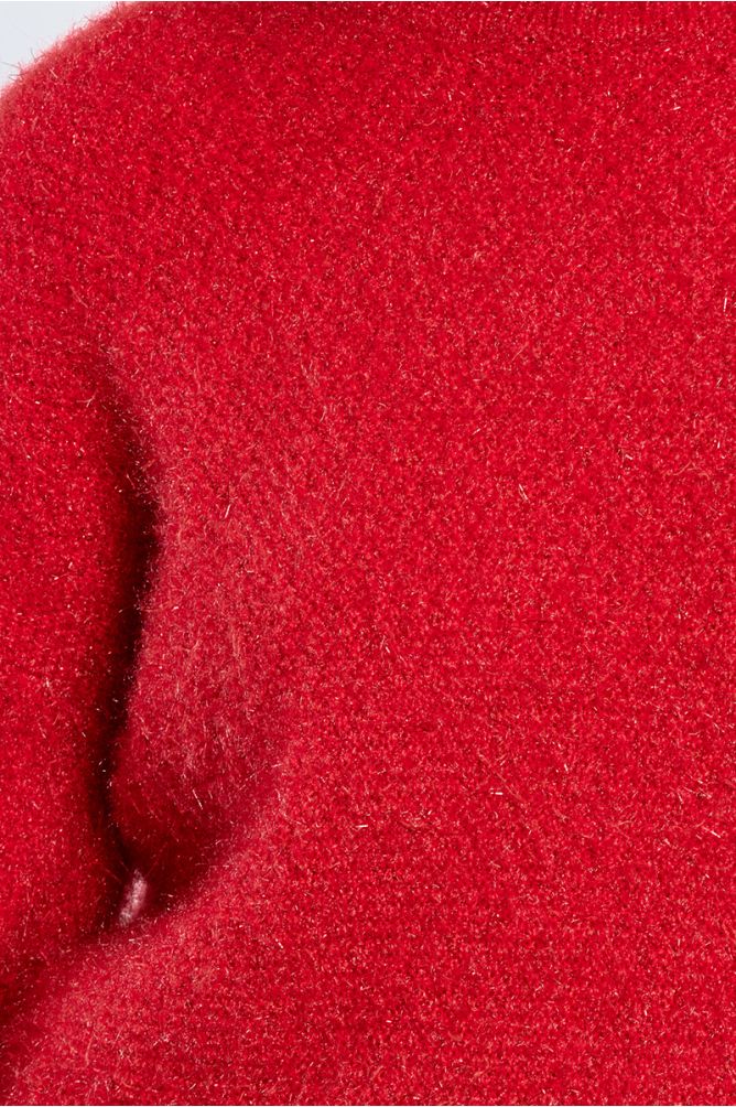 Pull en grosse maille pailletée