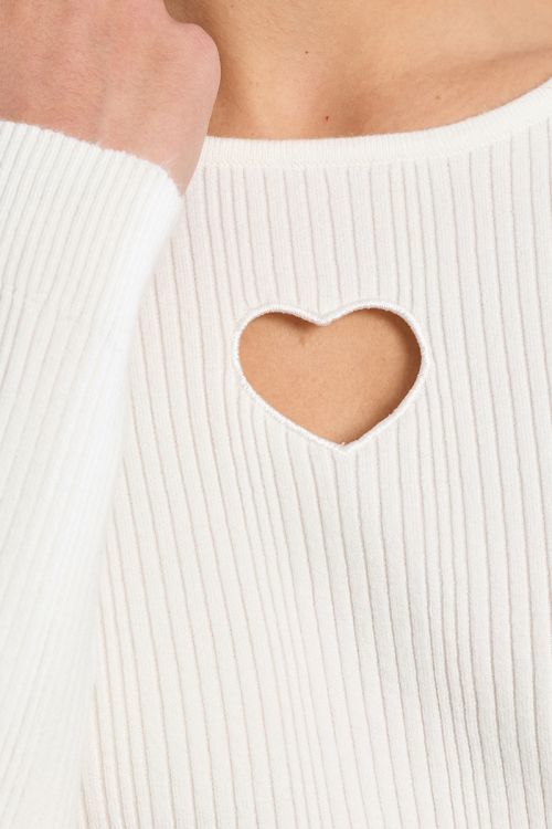 Jersey de manga larga detalle corazón