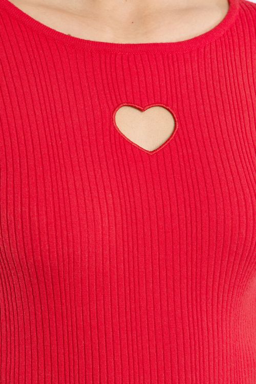 Jersey de manga larga detalle corazón