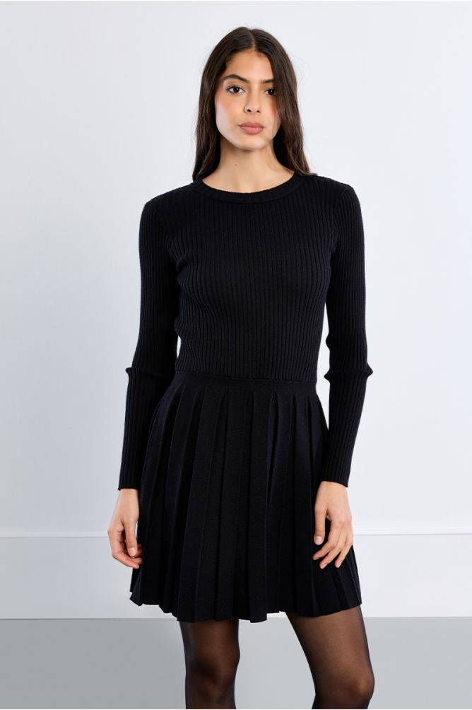 Robe mini en maille