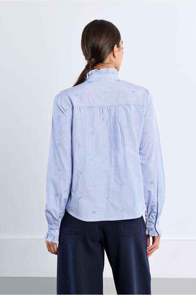 Camisa de manga larga poeta con estampado