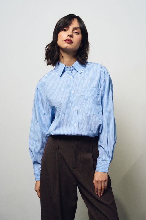 Camisa de manga larga con estampado