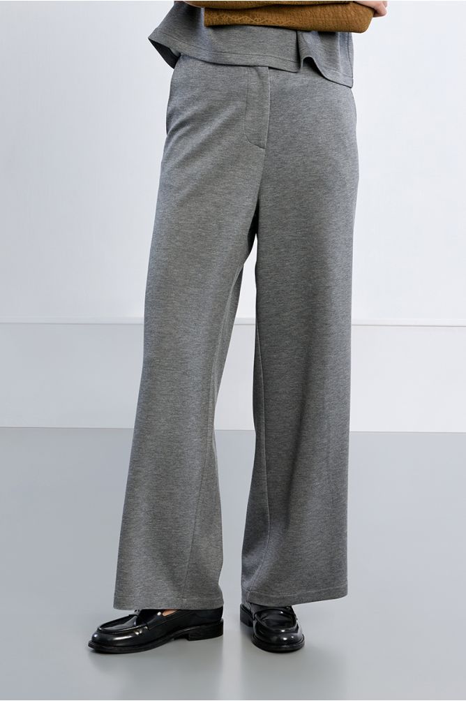 Pantalon tailleur, large
