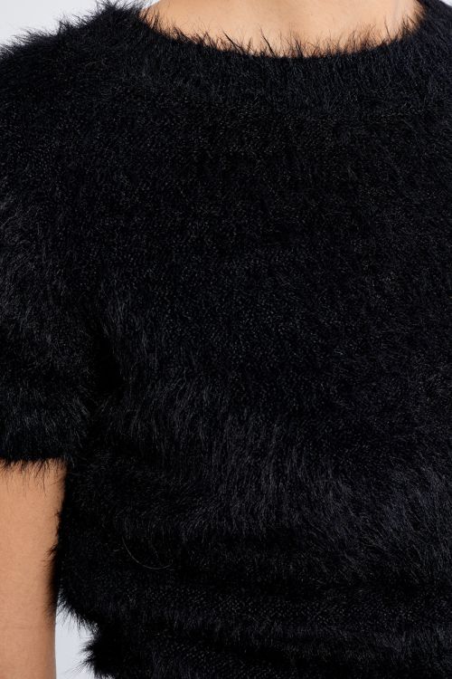 Jersey de manga corta de peluche