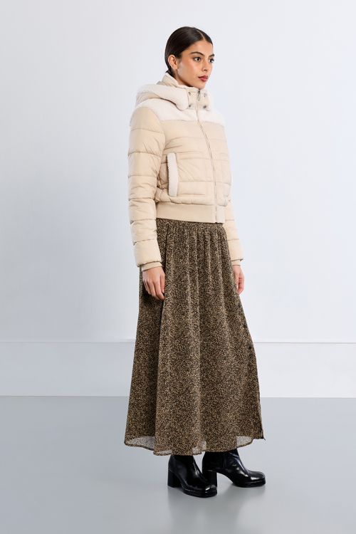 Chaqueta acolchada con capucha