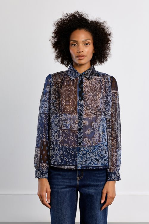 Camicia con motivo bandana - Lili Sidonio