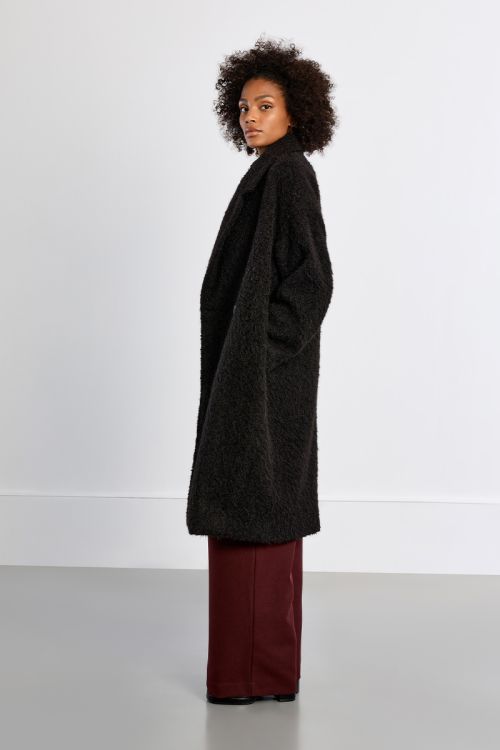 Cappotto maxi in maglia bouclé - Lili Sidonio