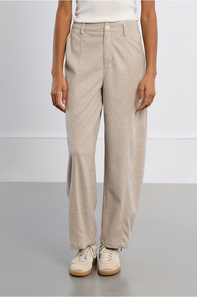 Barrel pants, high waist