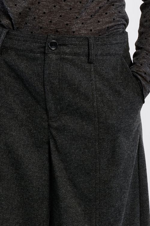 Pantalon barrel, taille haute