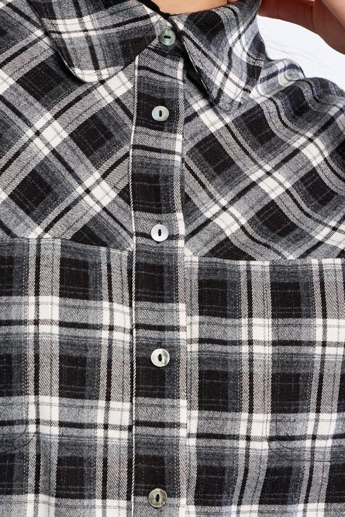 Chemise oversize à carreaux
