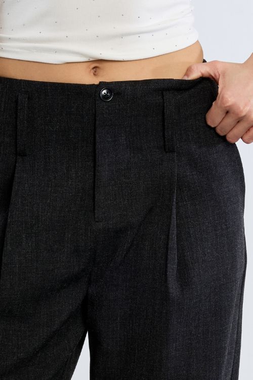 Pantalon barrel, à pinces