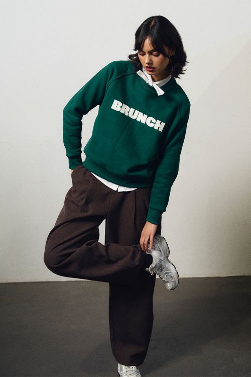 Barrel trousers, pleated
