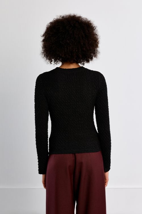 Pullover in terry knit, straight