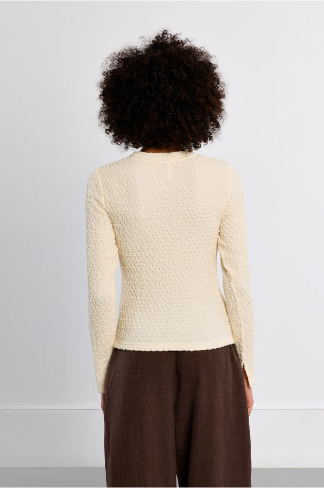 Pullover in terry knit, straight