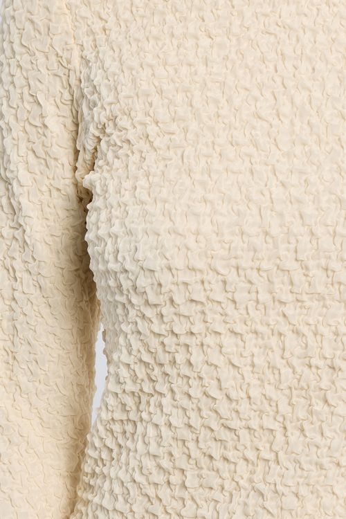 Pull en maille bouclette, droit