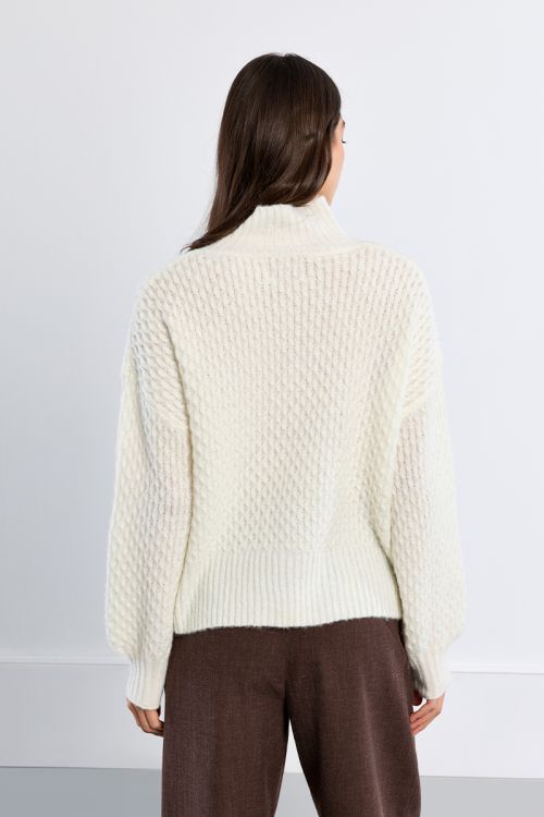 Slip-neck sweater, plain