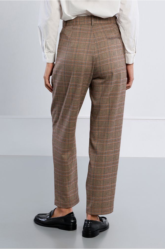 Pantaloni a carota a quadri - Lili Sidonio
