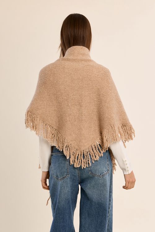 Echarpe à franges, à sequins