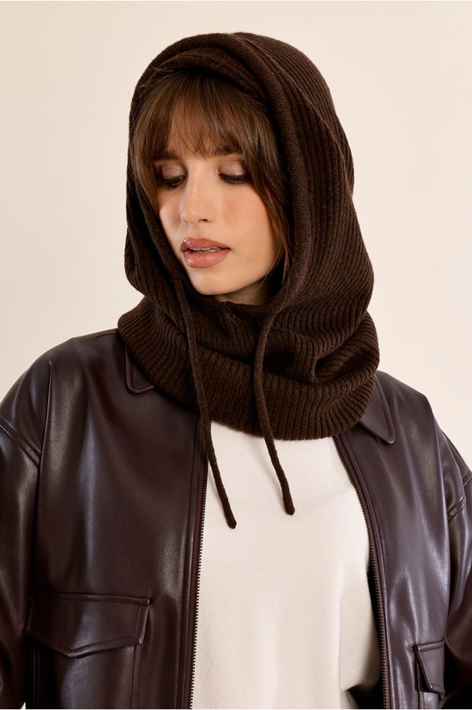 Cagoule en maille