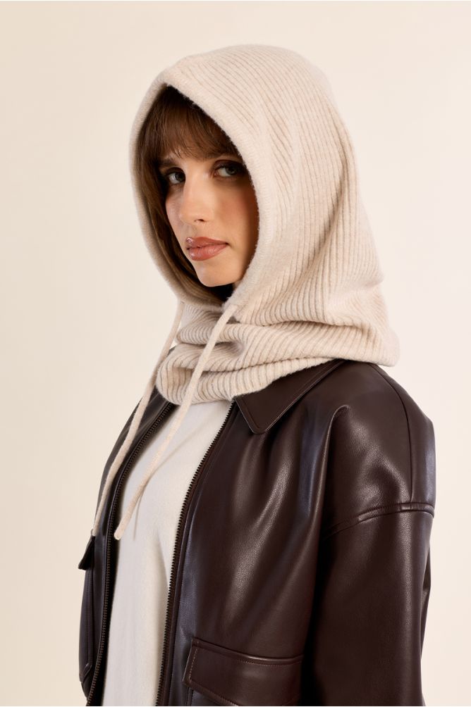 Cagoule en maille