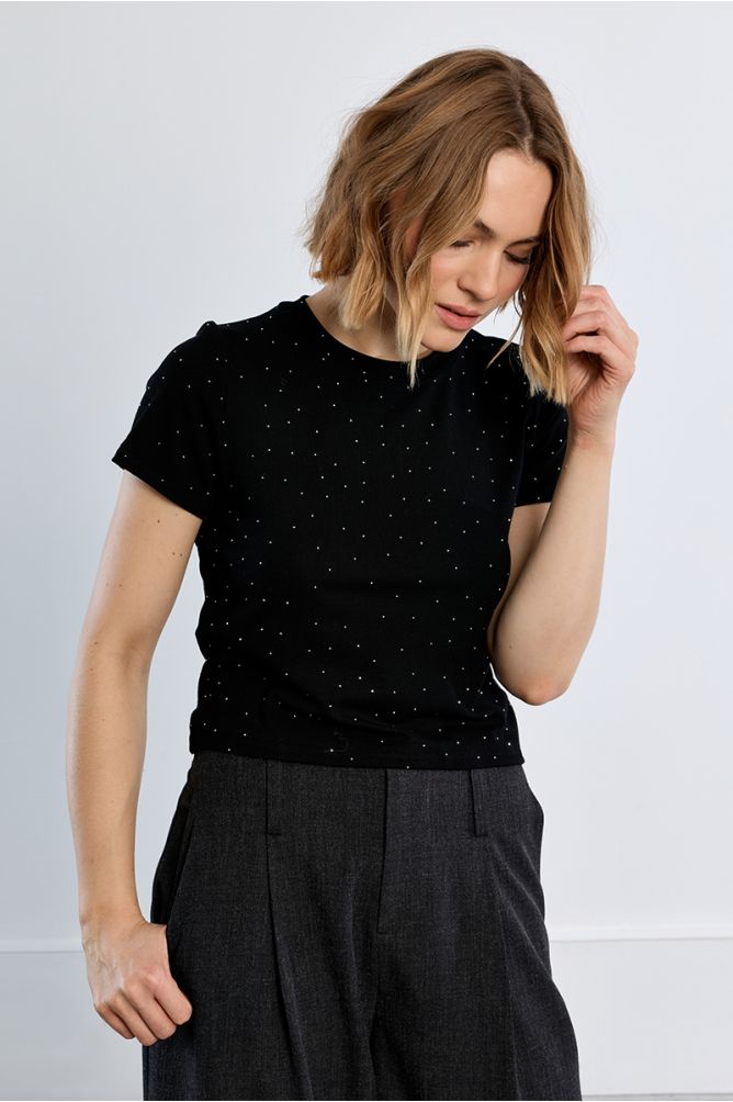 T-shirt con strass - Lili Sidonio