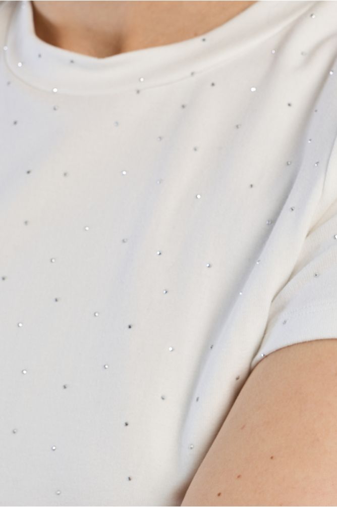 T-shirt con strass - Lili Sidonio