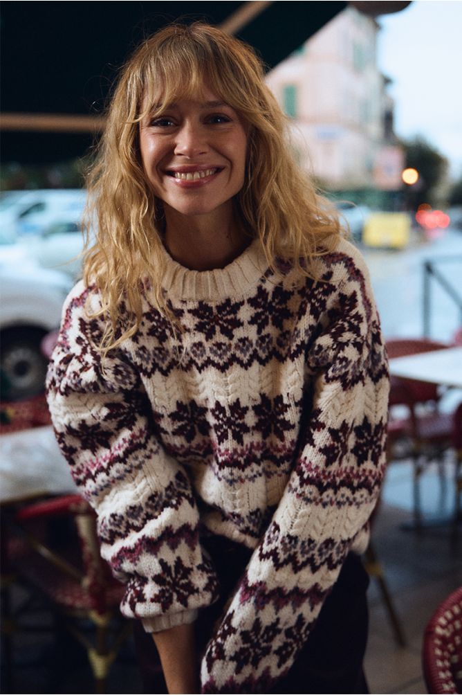 Oversized sweater, Ski