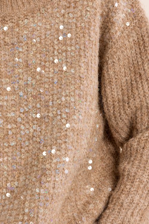 Pull en maille, à sequins