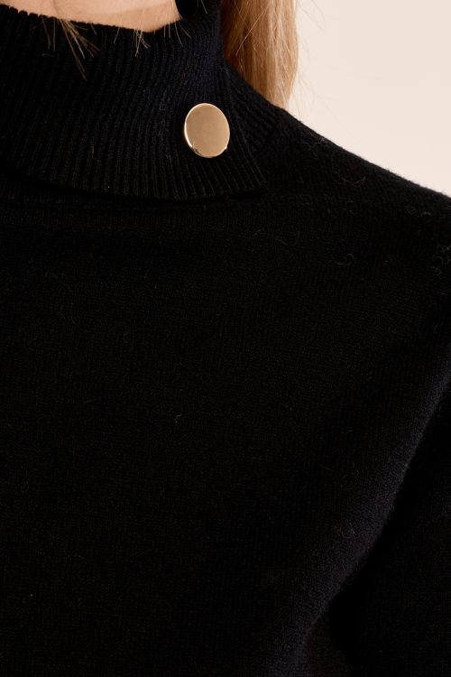 Jersey de manga larga con cuello alto