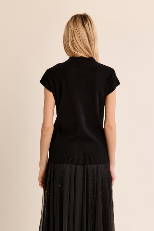 Pull en maille fine, manches courtes