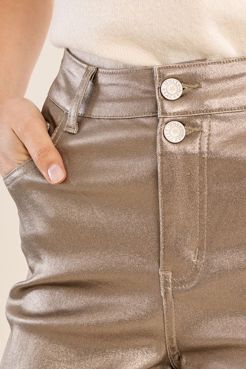 Pantaloni spalmati a vita alta - Molly Bracken
