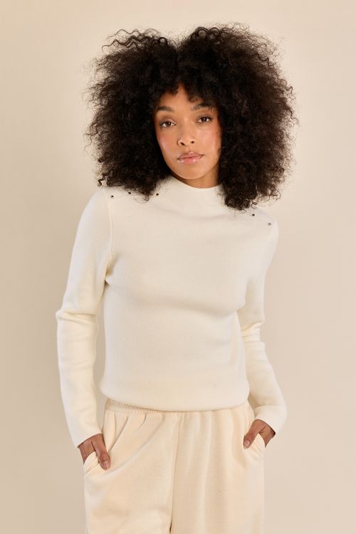 Pull droit en maille fine