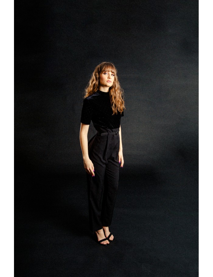 Paperbag look jumpsuit