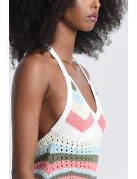 Open knit beach dress