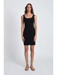 Ribbed tank dress