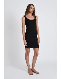 Ribbed tank dress