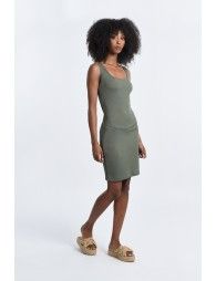 Ribbed tank dress